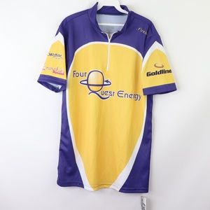 New Four Quest Energy Half Zip Cycling Jersey L